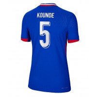 Camisa de time de futebol França Jules Kounde #5 Replicas 1º Equipamento Feminina Europeu 2024 Manga Curta